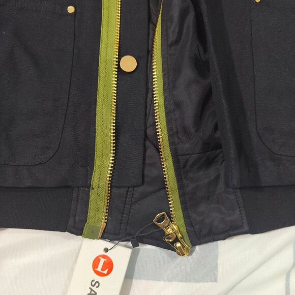 Carhartt x Sacai Black Faux Two-Piece Jacket - Picture 3 of 14